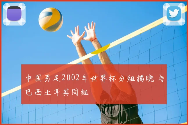 中国男足2002年世界杯分组揭晓 与巴西土耳其同组